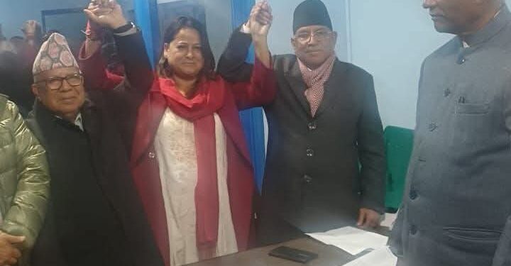 नेकपा र रञ्जिता नेतृत्वको नाउपाबीच एकता