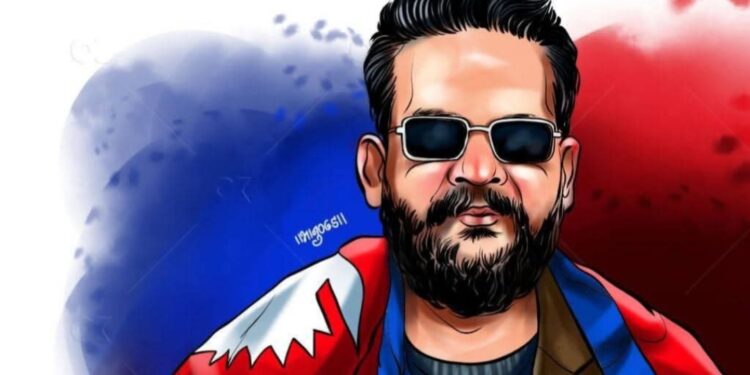 उम्मेदवारी दर्ता गर्न झापा–५ पुगे बालेन