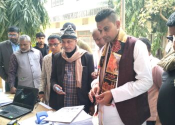 रास्वपाका ई.उज्वल झाले महोत्तरी ३ बाट दिए उम्मेदवारी