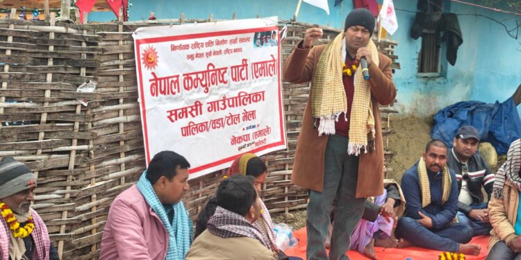 महाेत्तरी क्षेत्र ४काे बेथिति र भ्रष्टाचारविरुद्ध कठोर एजेन्डासहित मैदानमा उत्रिएको ,पूर्व मुख्यमन्त्री यादव