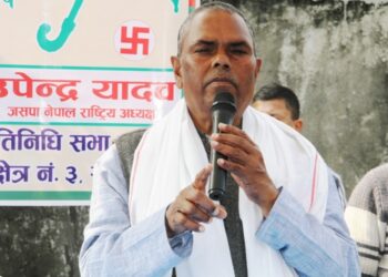 २२ जिल्लाको मधेश बनाउनका लागि आफुहरुको सङ्घर्ष जारी रहेको ,अध्यक्ष यादव